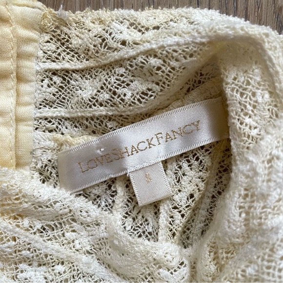 LoveShackFancy Viola Dress in Lemon Drop - Picture 6 of 8